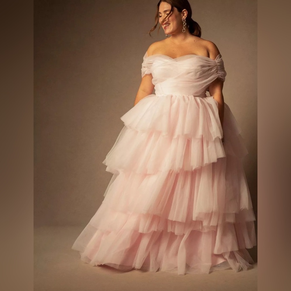 Bridal by ELOQUII Mixed Tulle Gown